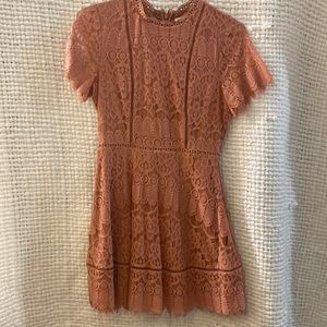 Pink/Mauve Lace Dress